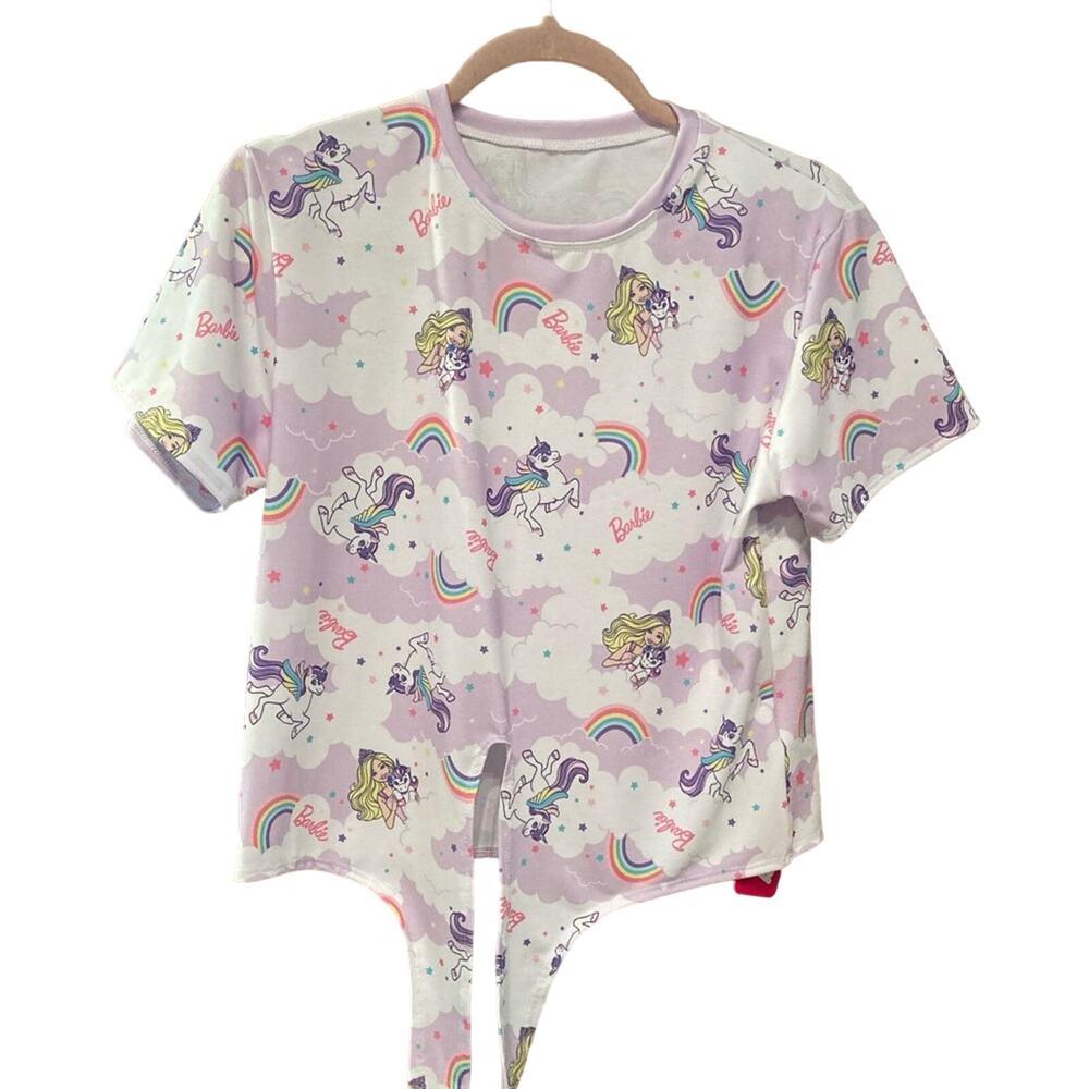 Blackmilk Barbie front tie tee SMALL BNWT
